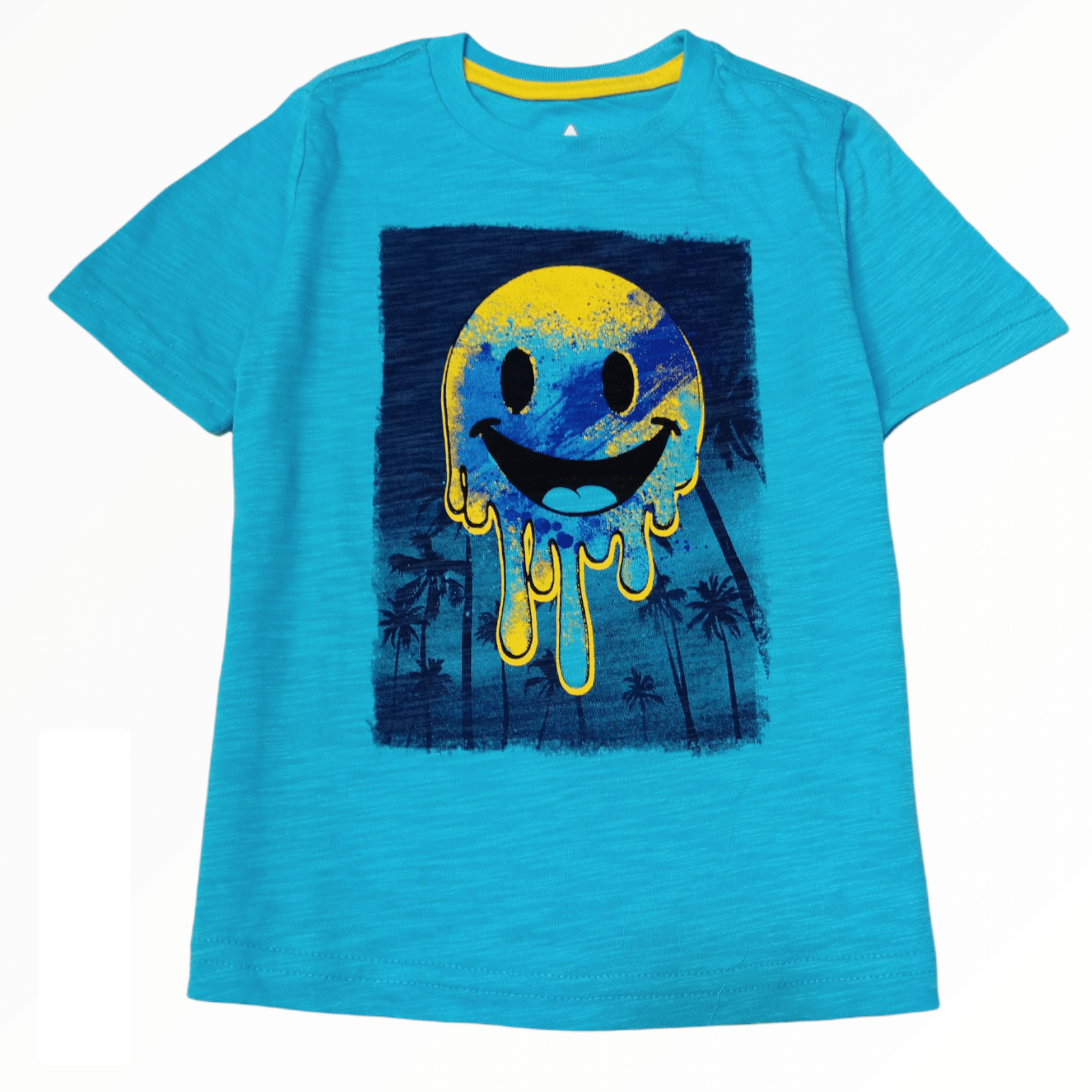 ElOutlet-Sumer Kids Kids Tshirt Boys Tshirt - 365 Kids - Blue Smiley