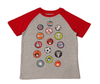 ElOutlet-Sumer Kids Kids Tshirt Boys Tshirt - 365 Kids - Grey x Red