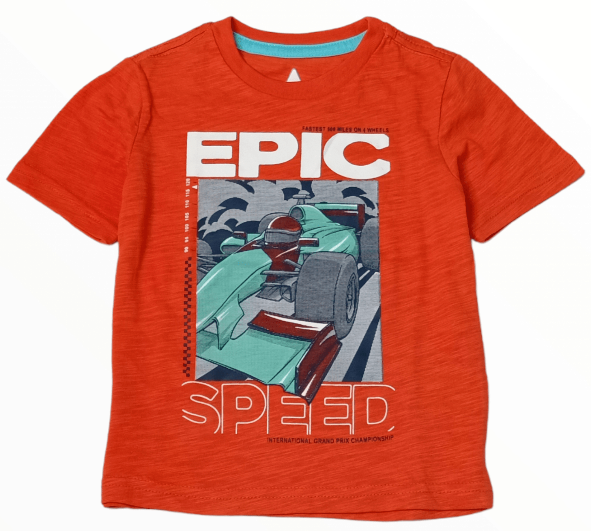ElOutlet-Sumer Kids Kids Tshirt Boys Tshirt - 365 Kids - Orange "Epic Speed"