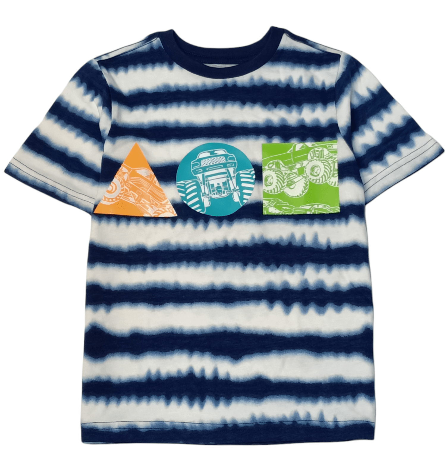 ElOutlet-Sumer Kids Kids Tshirt Boys Tshirt - 365 Kids - Tie Dye (Dark Blue x White)