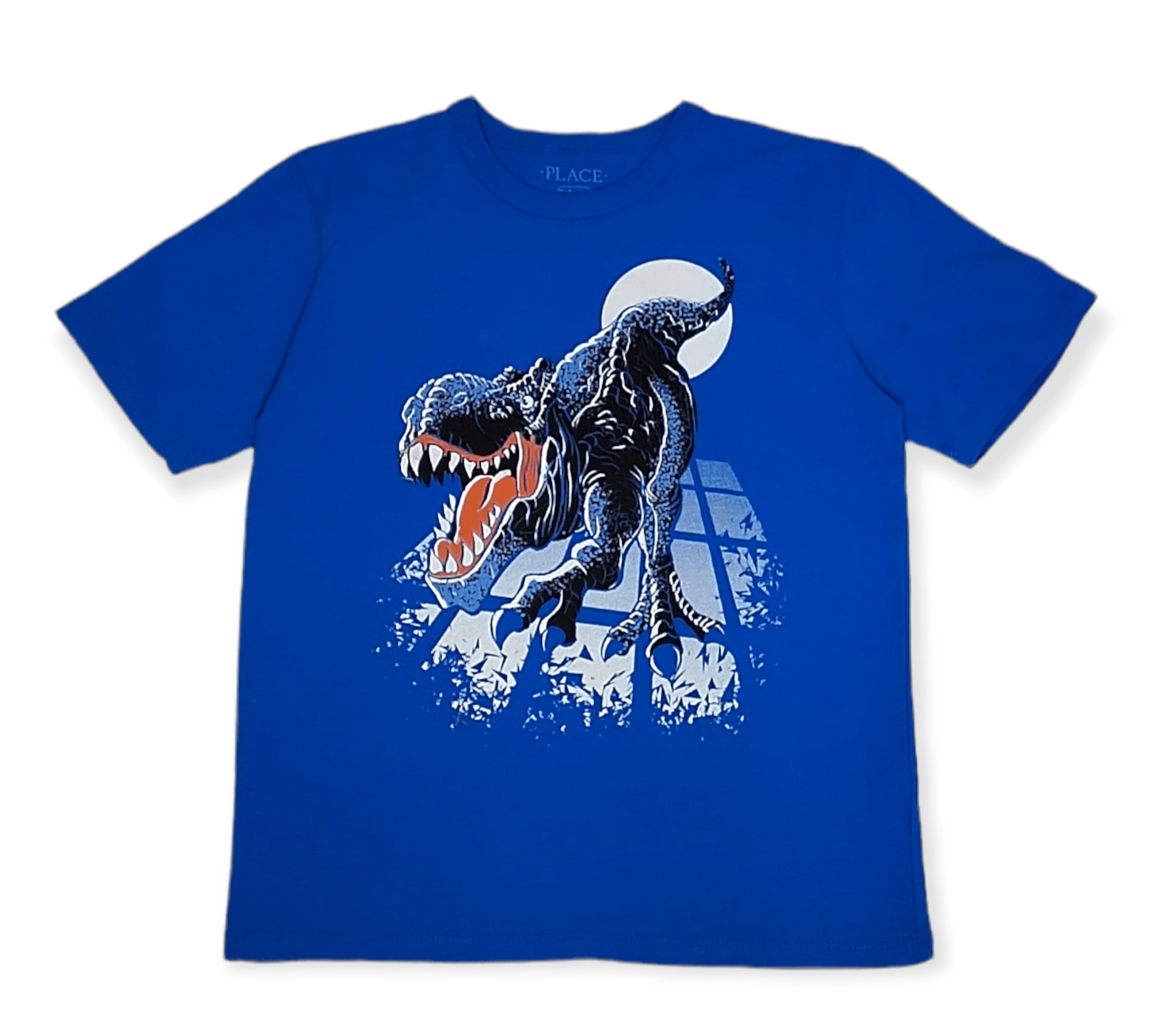 ElOutlet-Sumer Kids Kids Tshirt Boys Tshirt - Place - Blue (dinosaur)