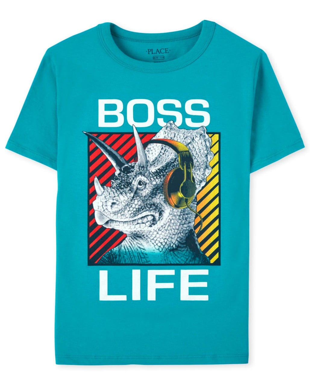 ElOutlet-Sumer Kids Kids Tshirt Boys Tshirt - Place - Turquoise (Boss Life)