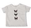 ElOutlet-Sumer Kids Kids Tshirt [Kids] Girls Crop-Top - White x Butterflies