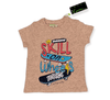 ElOutlet-Sumer Kids Kids Tshirt [Kids] Tshirt (KROKO) - "Skill on Wheels" - Apricot