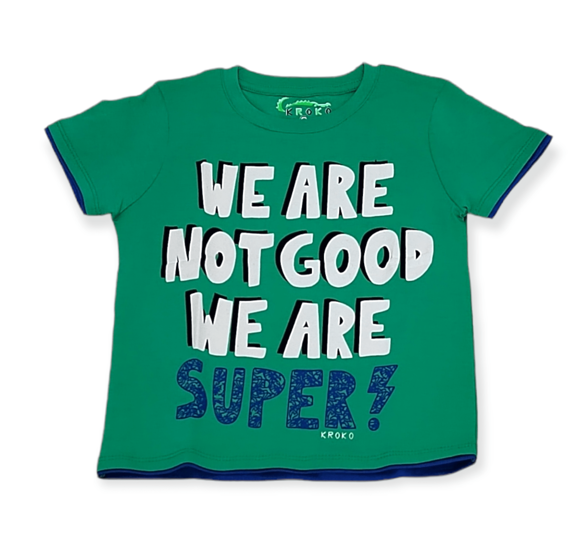 ElOutlet-Sumer Kids Kids Tshirt [Kids] Tshirt (KROKO) - ""We R Not Good" - Green