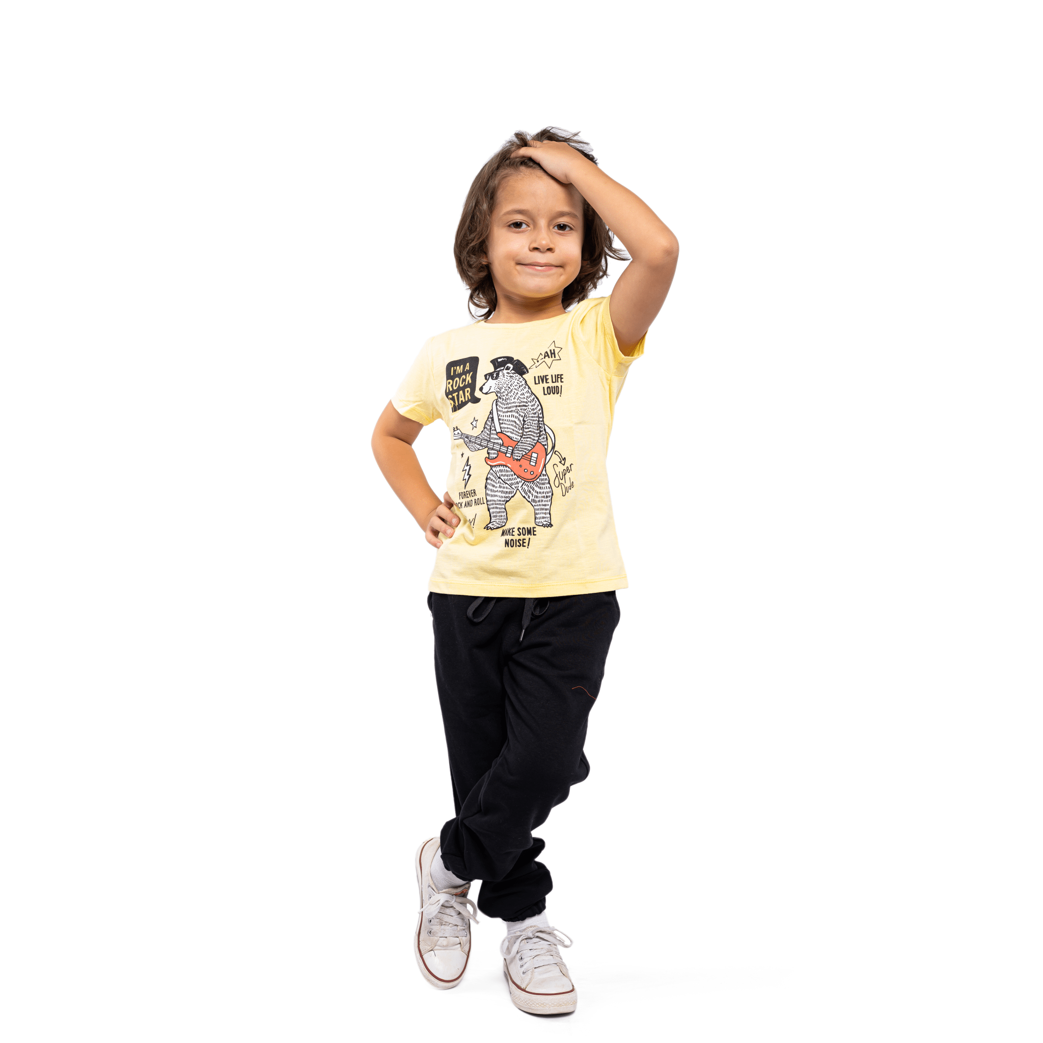 ElOutlet-Sumer Kids Kids Tshirt [Kids] Tshirt (KROKO) - Yellow
