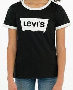 ElOutlet-Sumer Kids Kids Tshirt [Kids] Tshirt - (Lv plain with badge) - Black x White badge