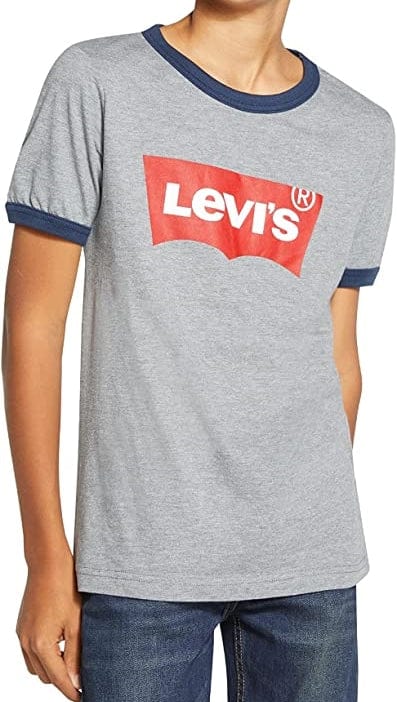 ElOutlet-Sumer Kids Kids Tshirt [Kids] Tshirt - (Lv plain with badge) - Dark Grey x Red badge