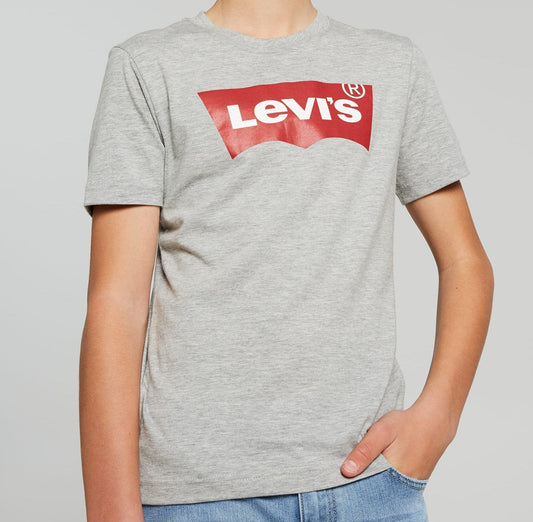 ElOutlet-Sumer Kids Kids Tshirt [Kids] Tshirt - (plain) - Grey+ Red badge