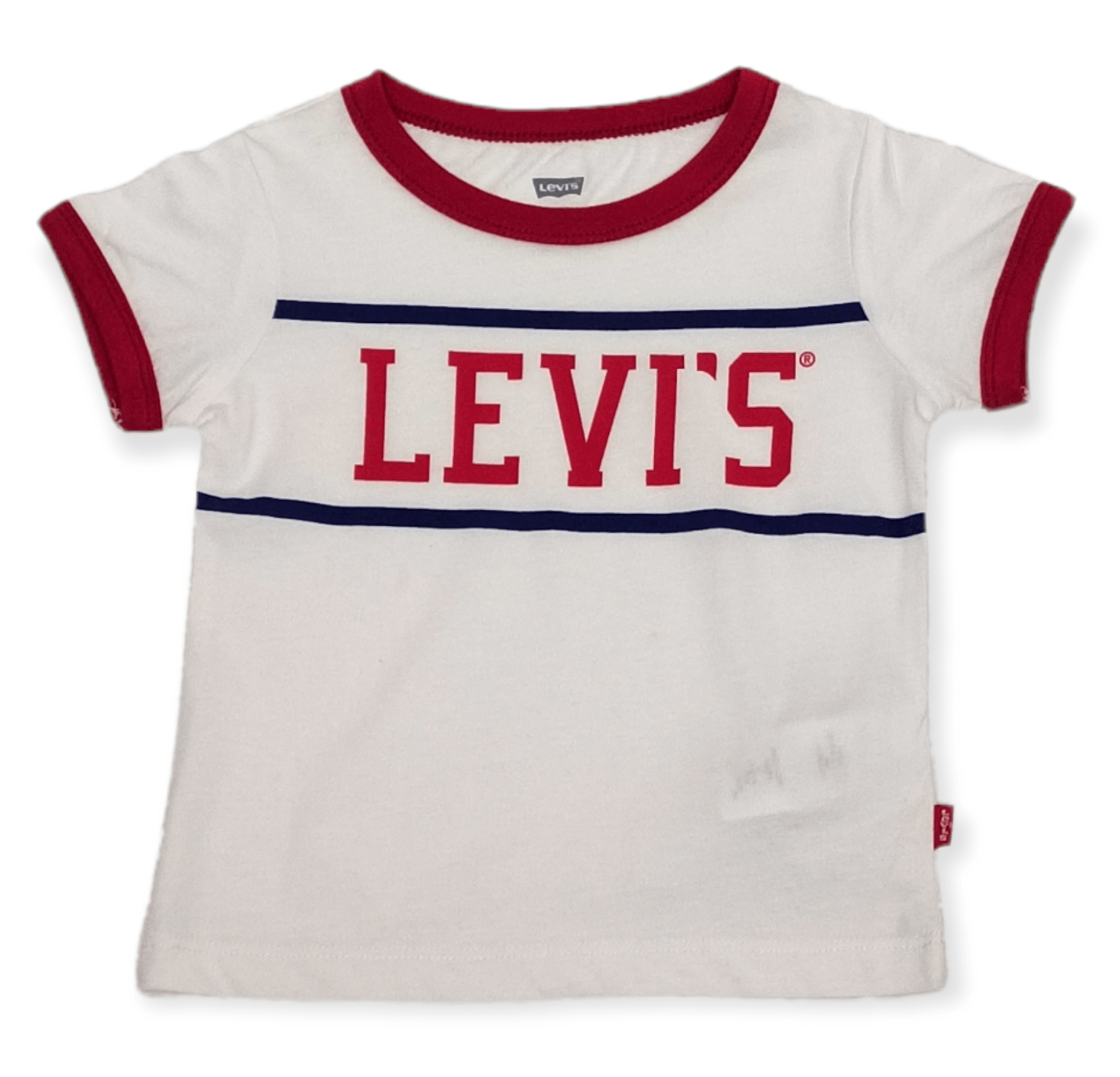 ElOutlet-Sumer Kids Kids Tshirt [Kids] Tshirt - (retro) - White - Red Collar