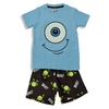 ElOutlet-Sumer Kids Pyjamas Kids Pajama [Boys] - Monsters BOO - Baby Blue