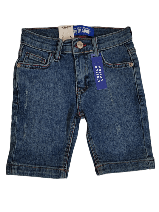 ElOutlet-Sumer Kids Shorts [Kids] Short Jeans Straight - (with Cuts)