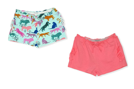 ElOutlet-Sumer Kids Shorts Kids Shorts [Girls] - Pack of 2 (bluezoo)