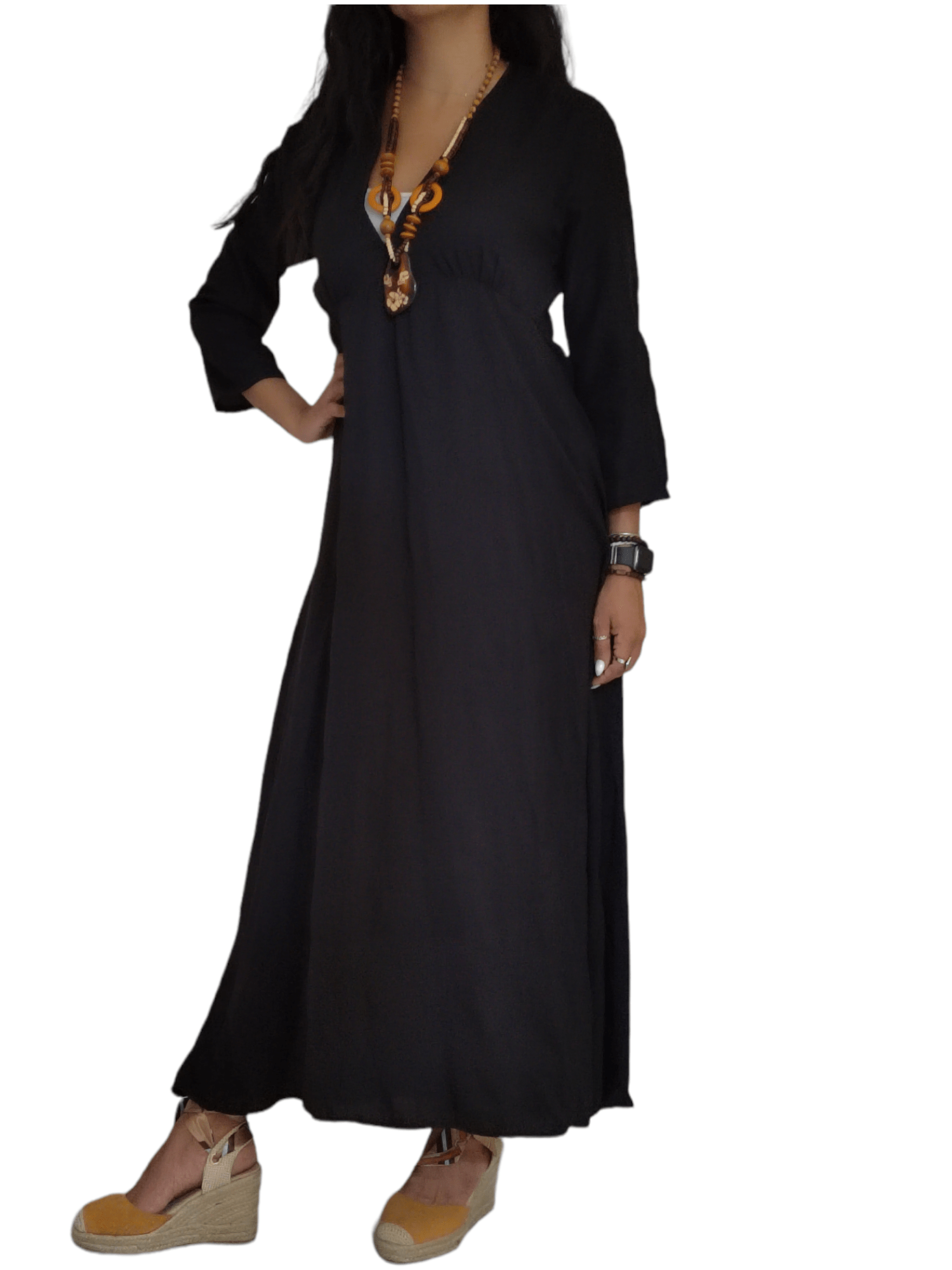 ElOutlet - Summer Women Dress Women Summer dress - Black