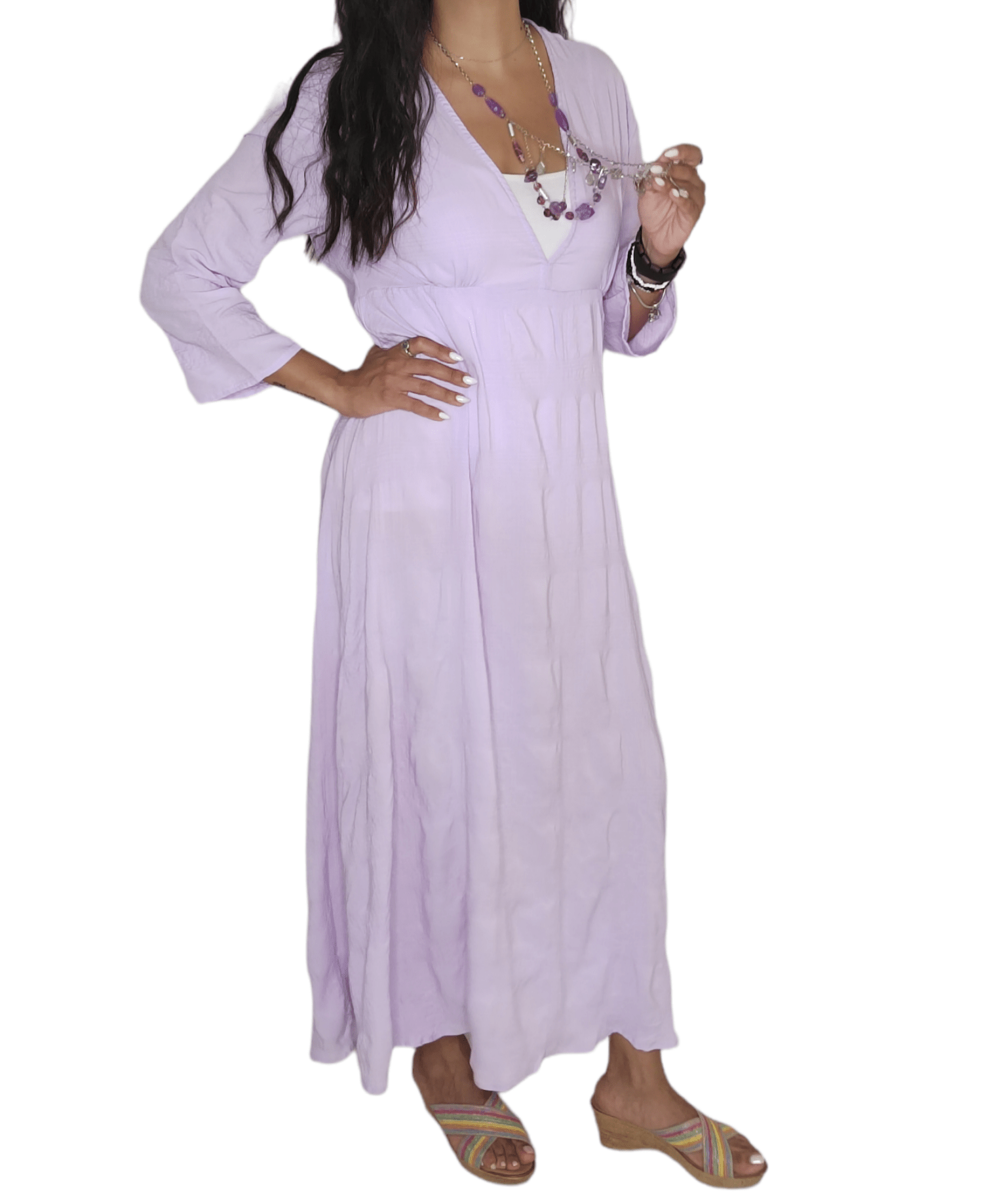 ElOutlet - Summer Women Dress Women Summer dress - Purple