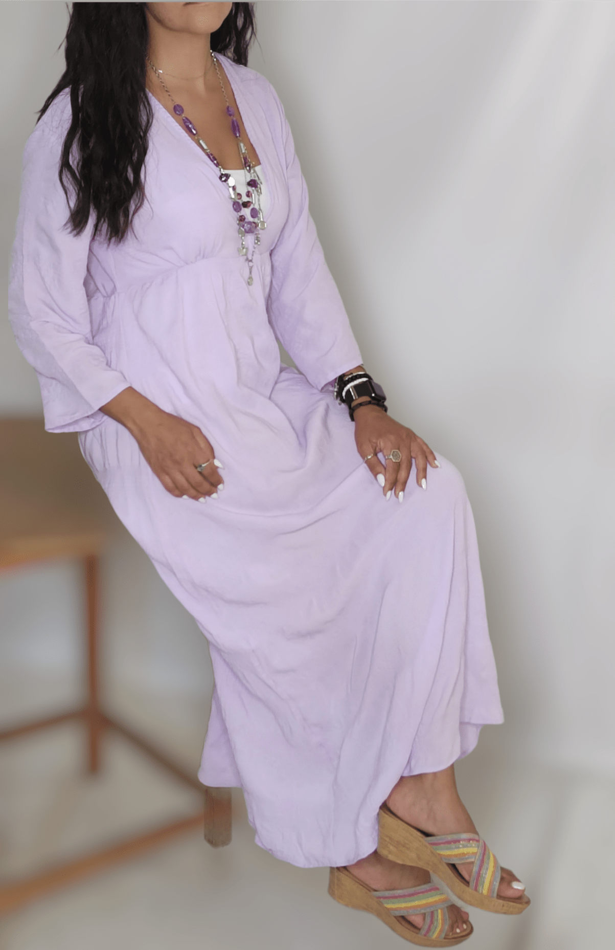 ElOutlet - Summer Women Dress Women Summer dress - Purple