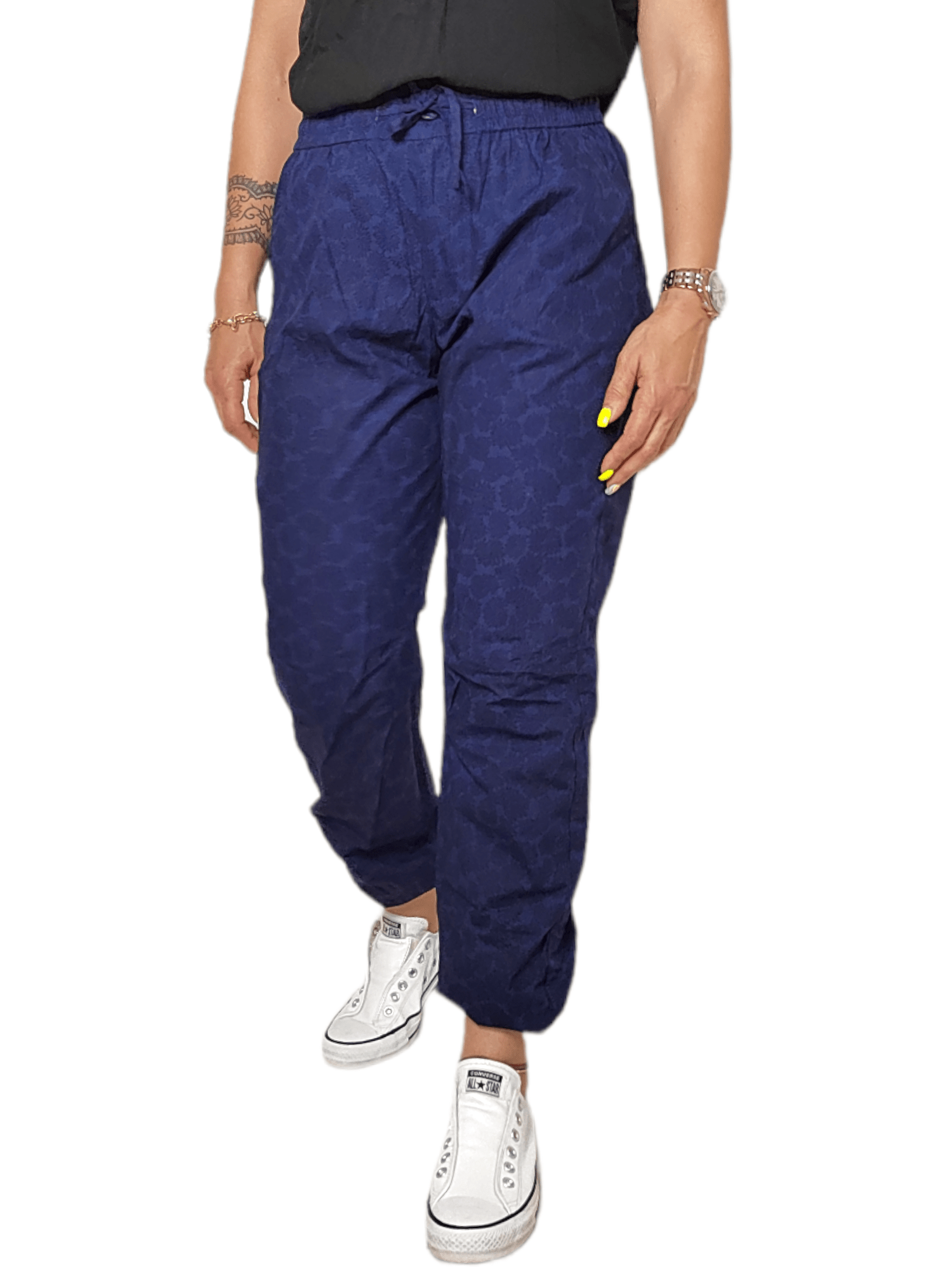 ElOutlet - Summer Women Pants Women Pants [2] - Dark Blue+ patterns