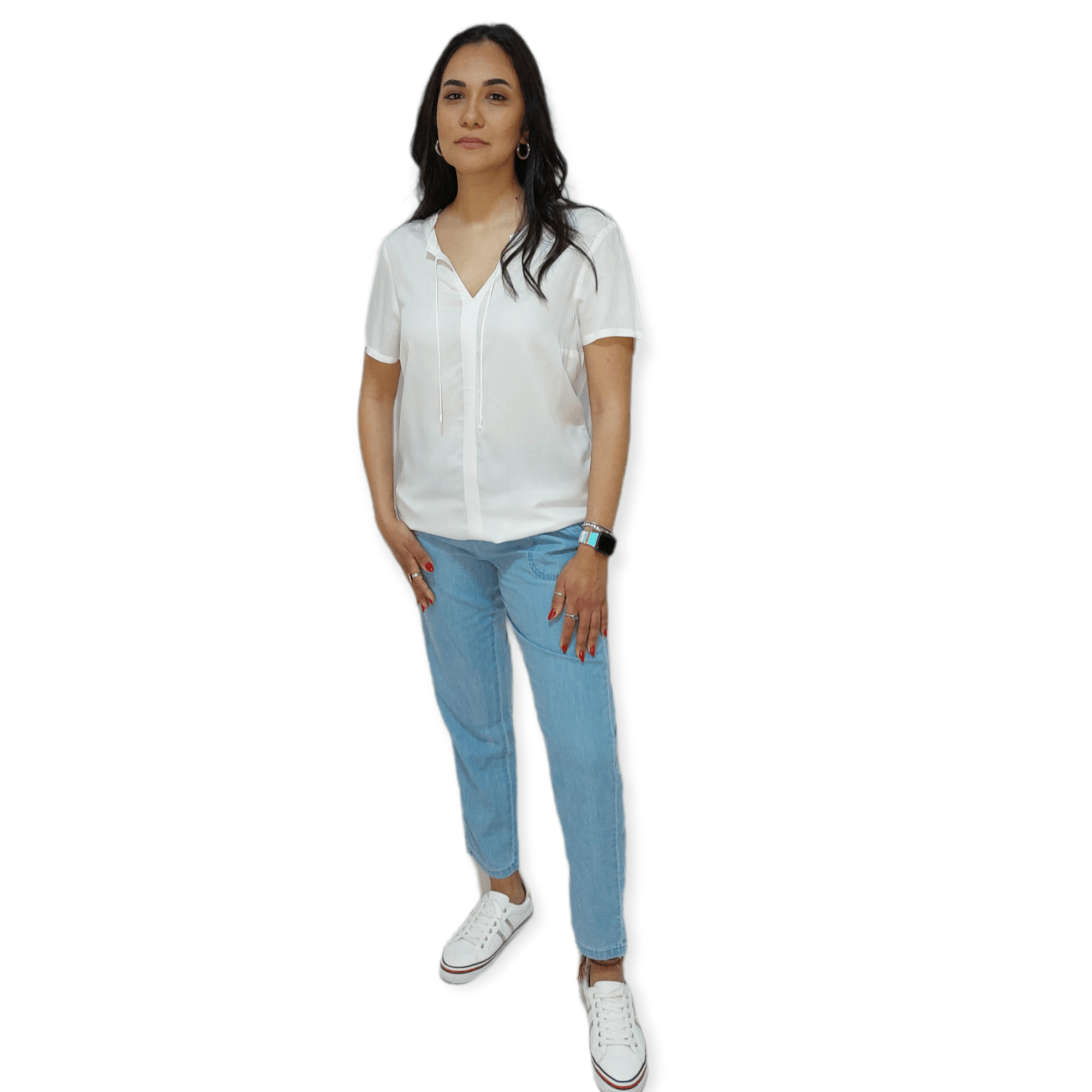 ElOutlet - Summer Women Women Blouse Women Blouse - White