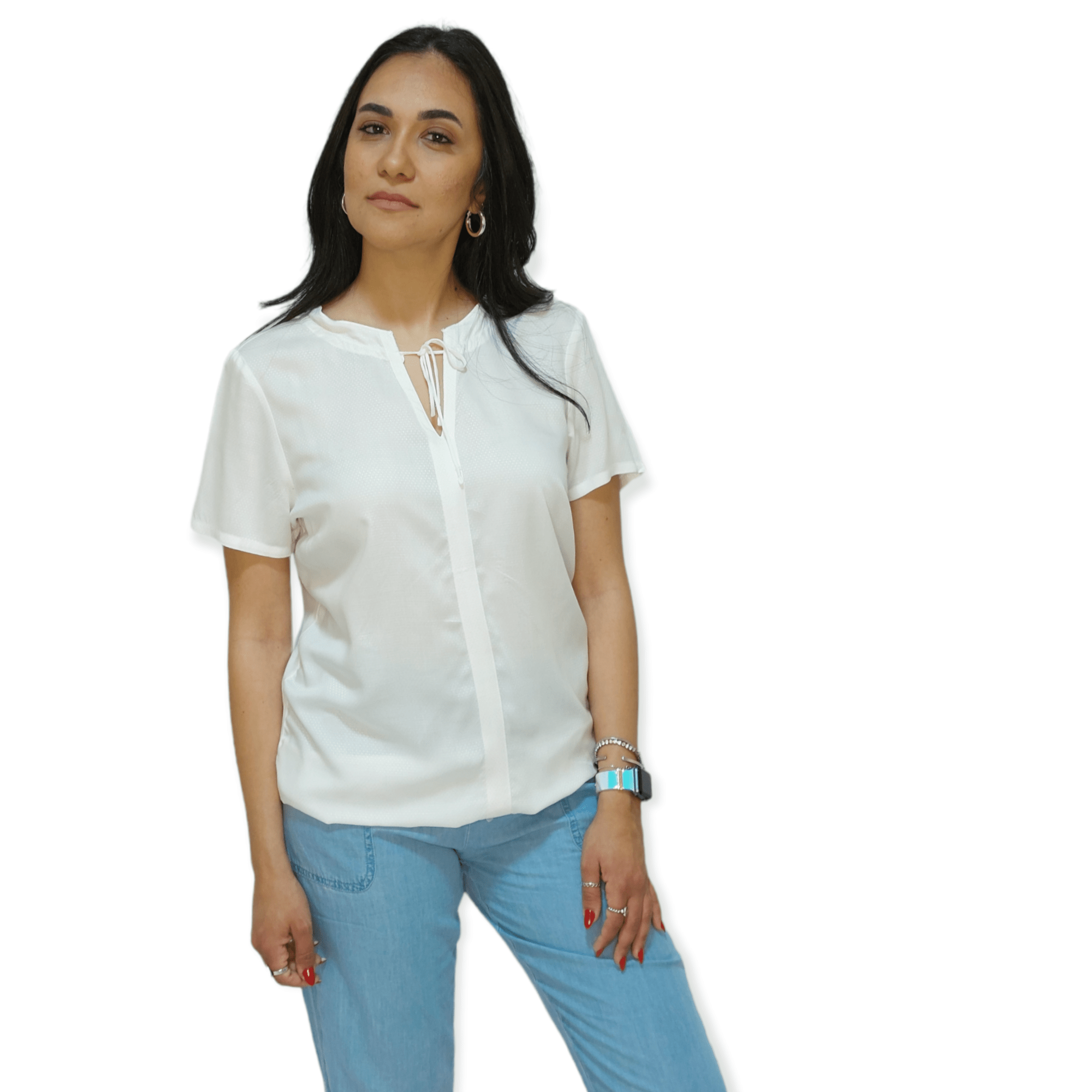 ElOutlet - Summer Women Women Blouse Women Blouse - White