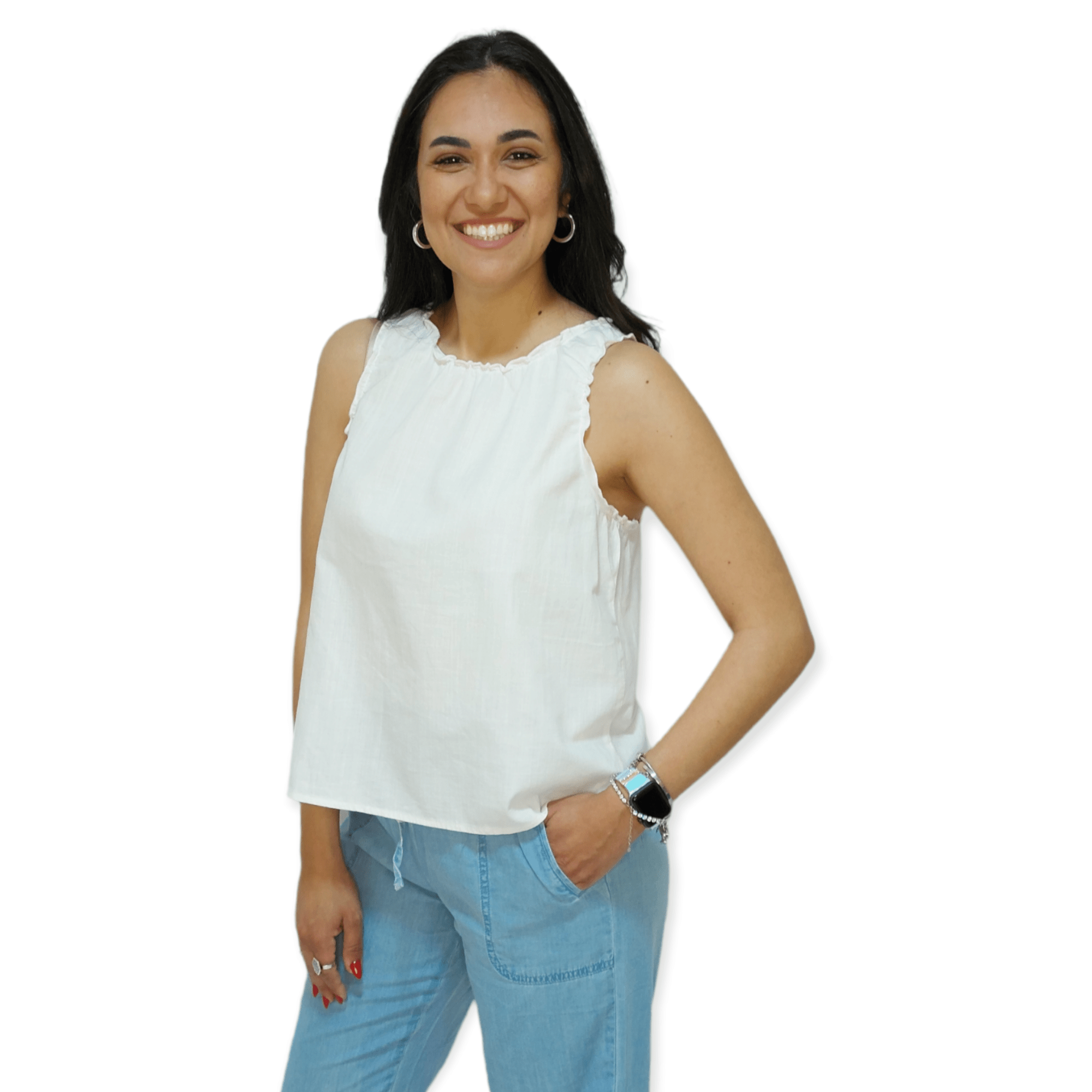 ElOutlet - Summer Women Women Blouse Women Blouse - White