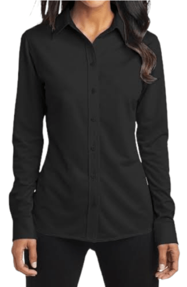 ElOutlet - Summer Women Women Blouse Women  Chemise (Slim-Fit) - Black