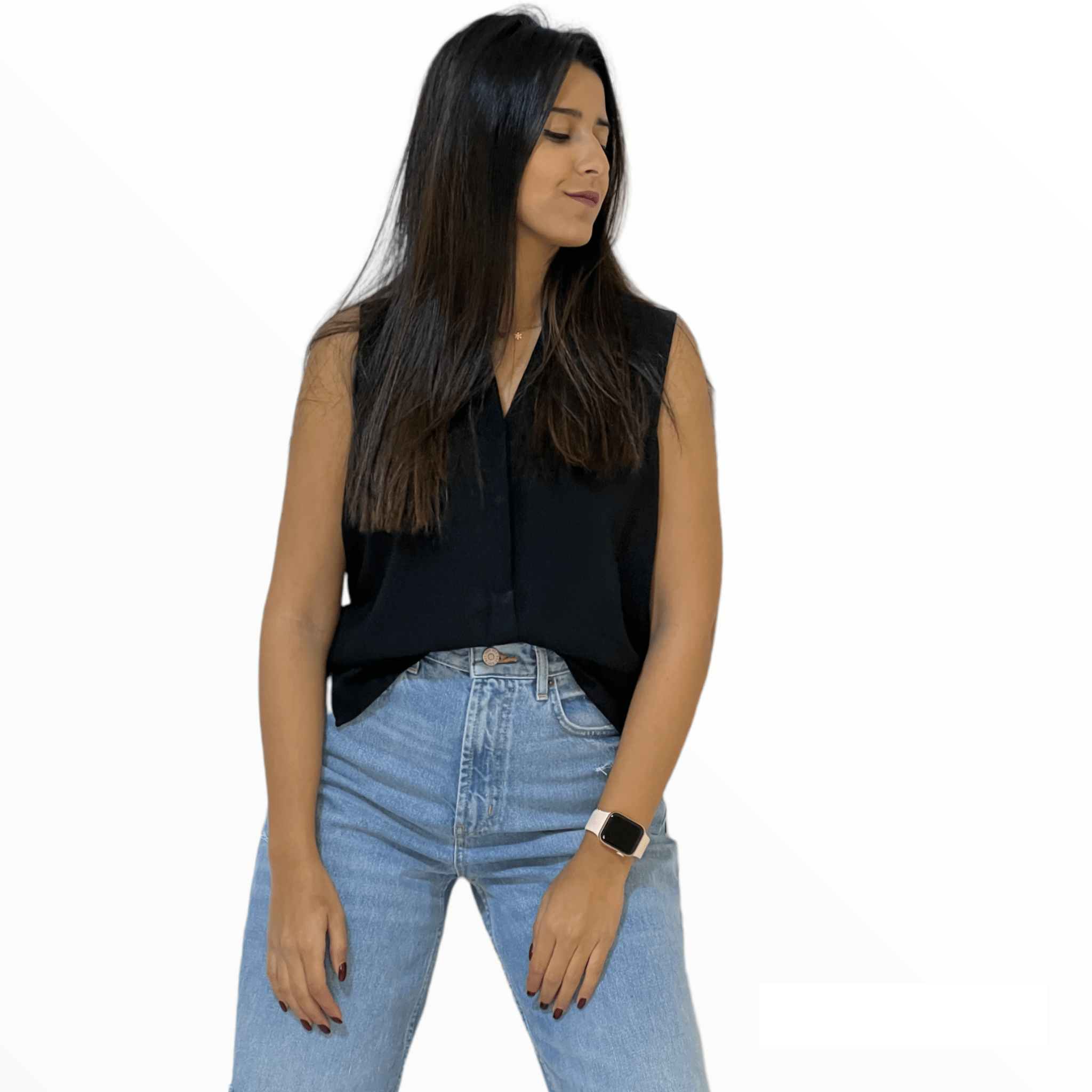ElOutlet - Summer Women Women Blouse Women Cut Black Blouse