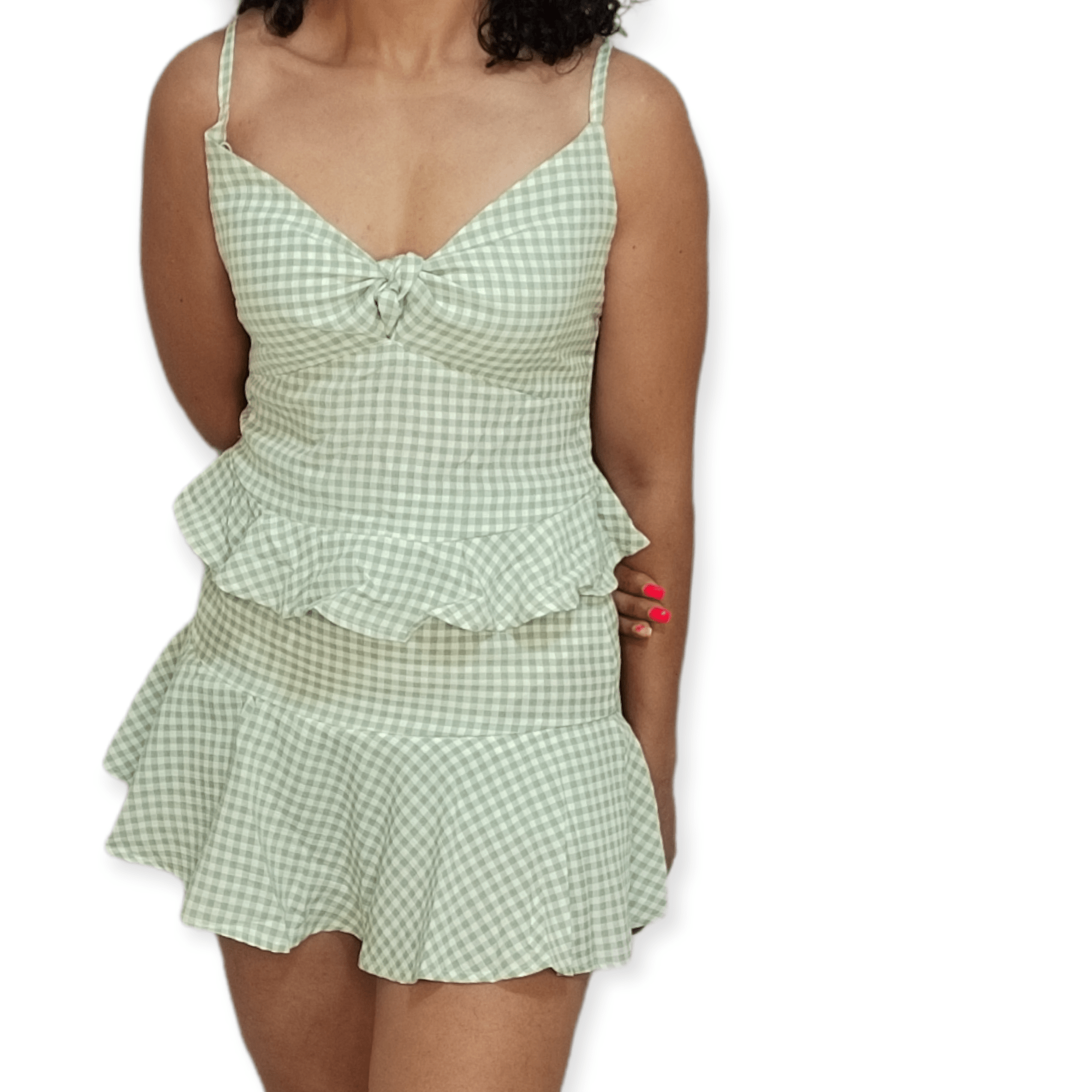 ElOutlet - Summer Women Women Dress Women - Beach Set - Green