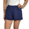 ElOutlet - Summer Women Women Shorts Women Home Shorts - Dark Blue (dotted)