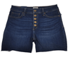 ElOutlet - Summer Women Women Shorts Women Shorts - Dark Blue (5 buttons)