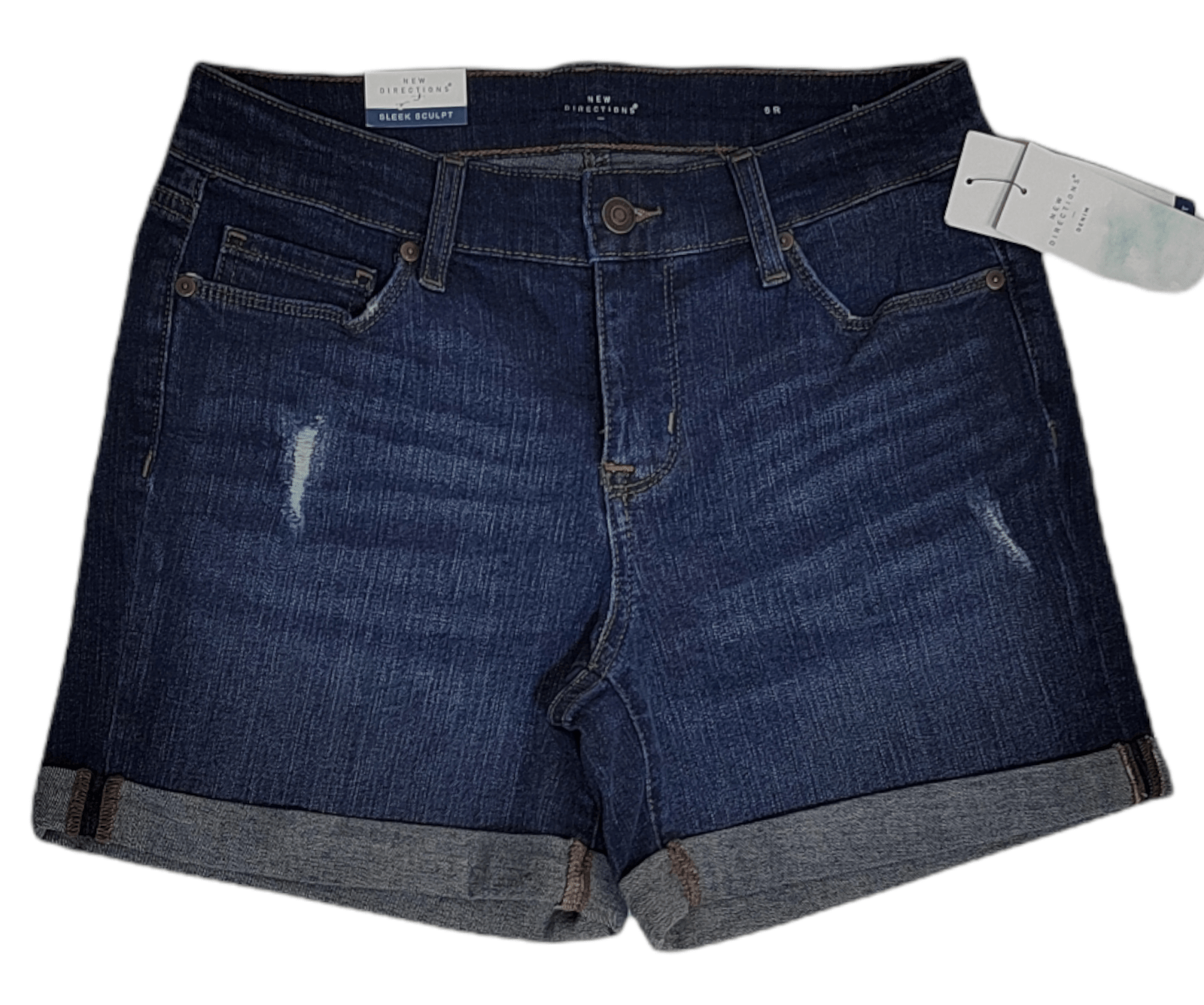 ElOutlet - Summer Women Women Shorts Women Shorts - Dark Blue (Folded)