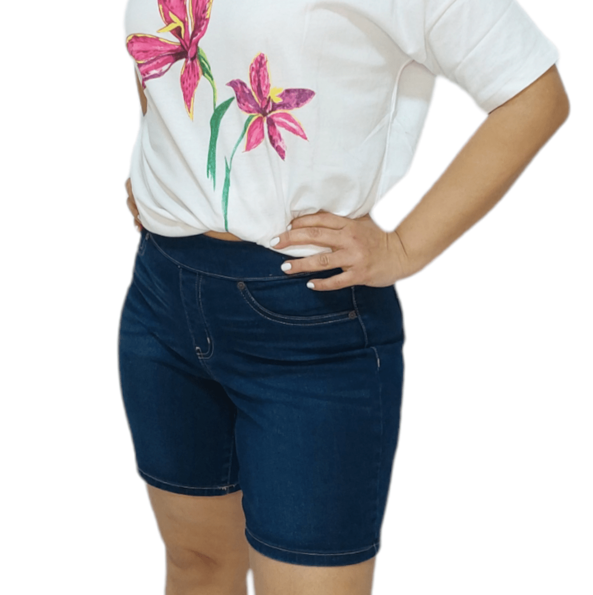 ElOutlet - Summer Women Women Shorts Women Shorts - Dark Blue Jeans