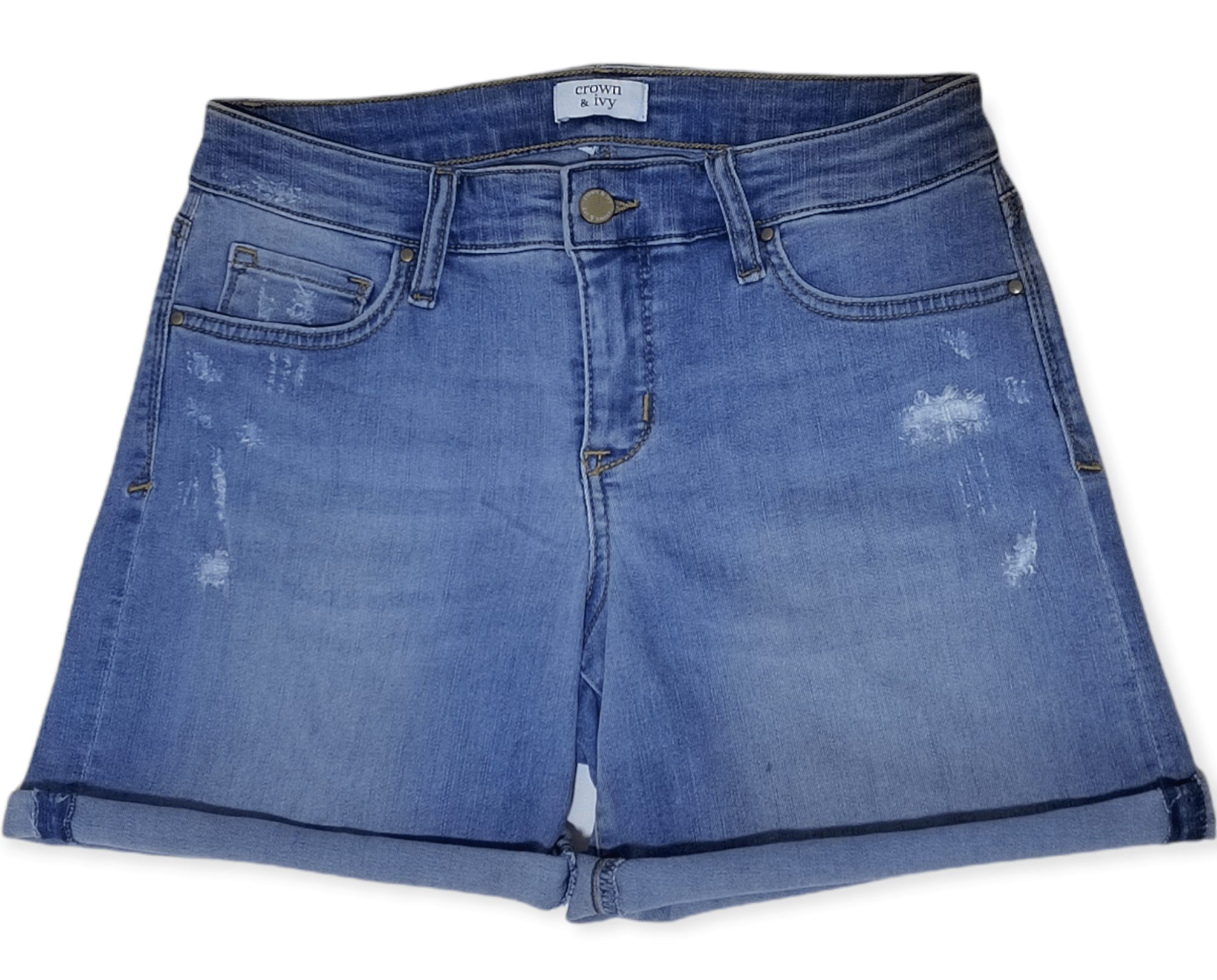 ElOutlet - Summer Women Women Shorts Women Shorts - Jeans Blue
