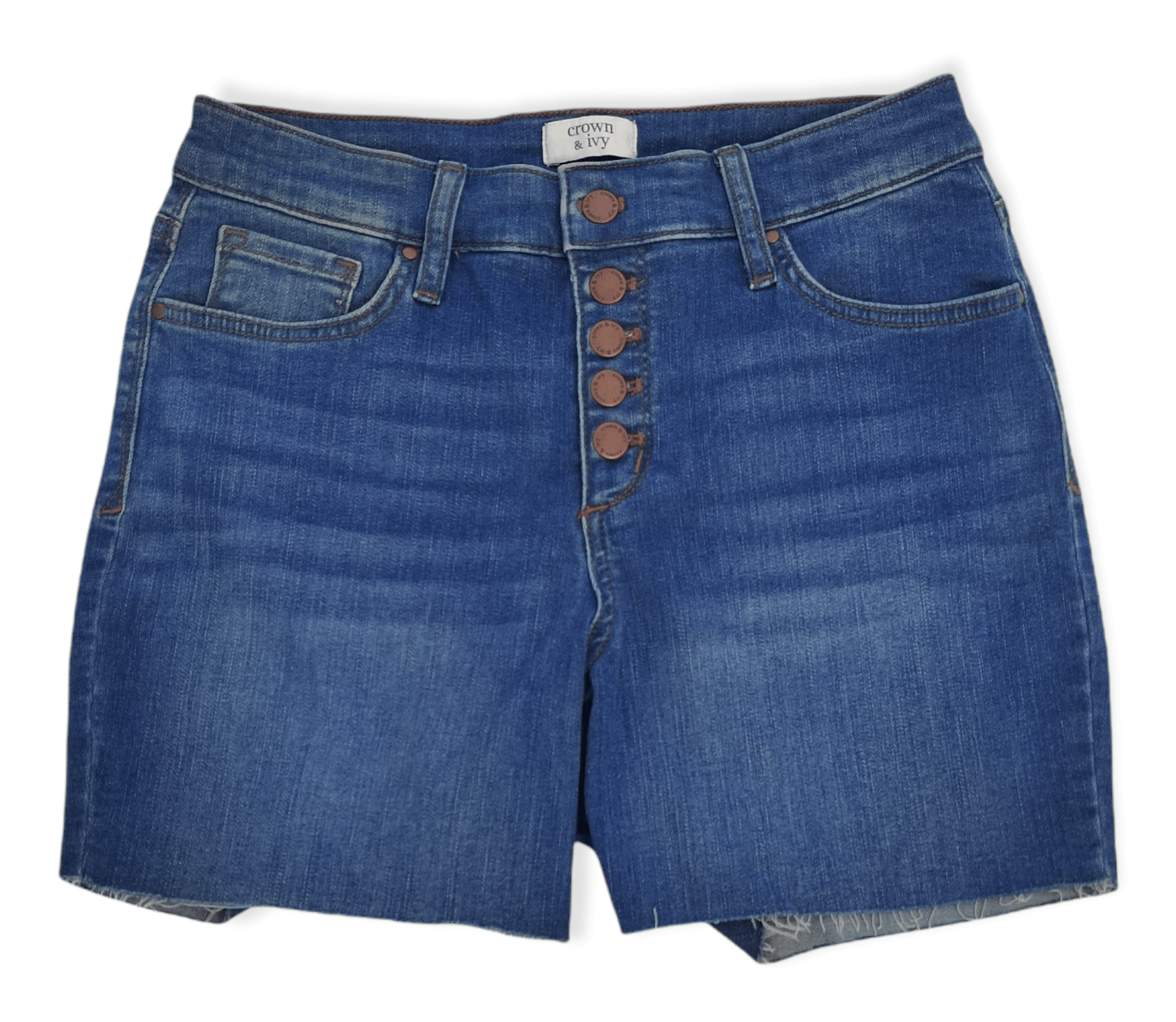 ElOutlet - Summer Women Women Shorts Women Shorts - Jeans Blue (5 buttons)