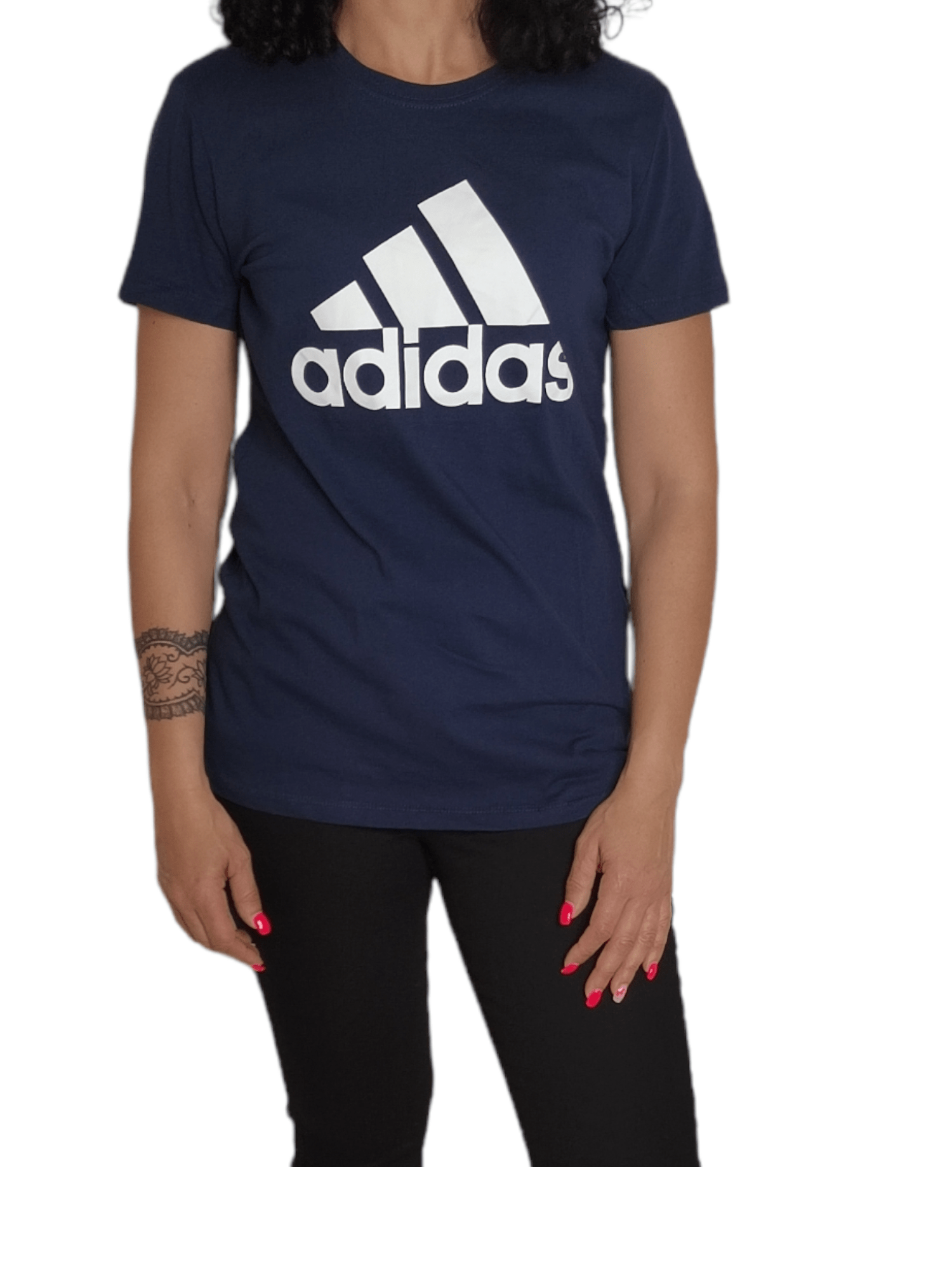 ElOutlet - Summer Women Women T-Shirt M Women Tshirt - Big logo - Dark Blue