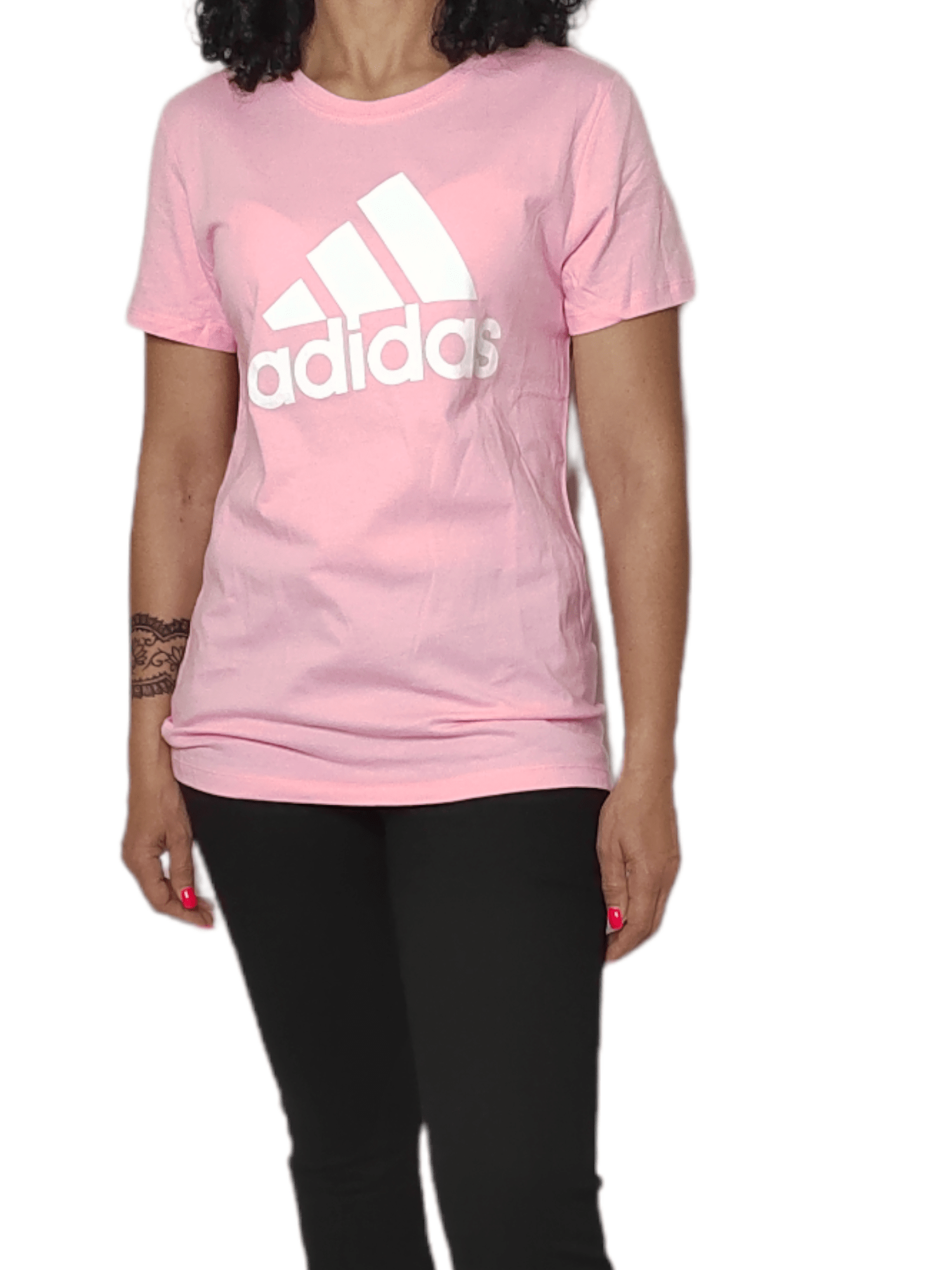 ElOutlet - Summer Women Women T-Shirt M Women Tshirt - Big logo - Pink
