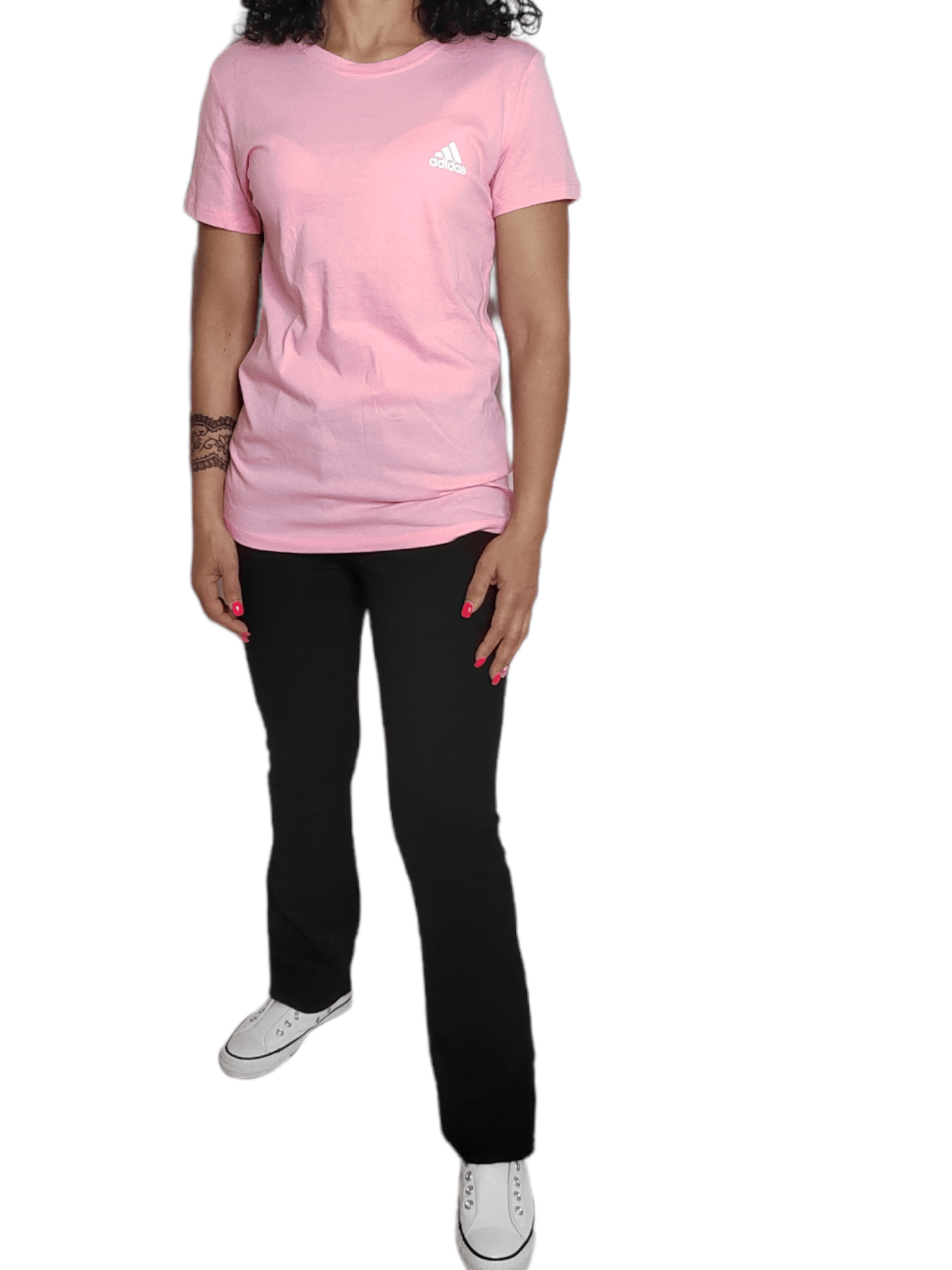 ElOutlet - Summer Women Women T-Shirt M Women Tshirt - small logo (side) - Pink