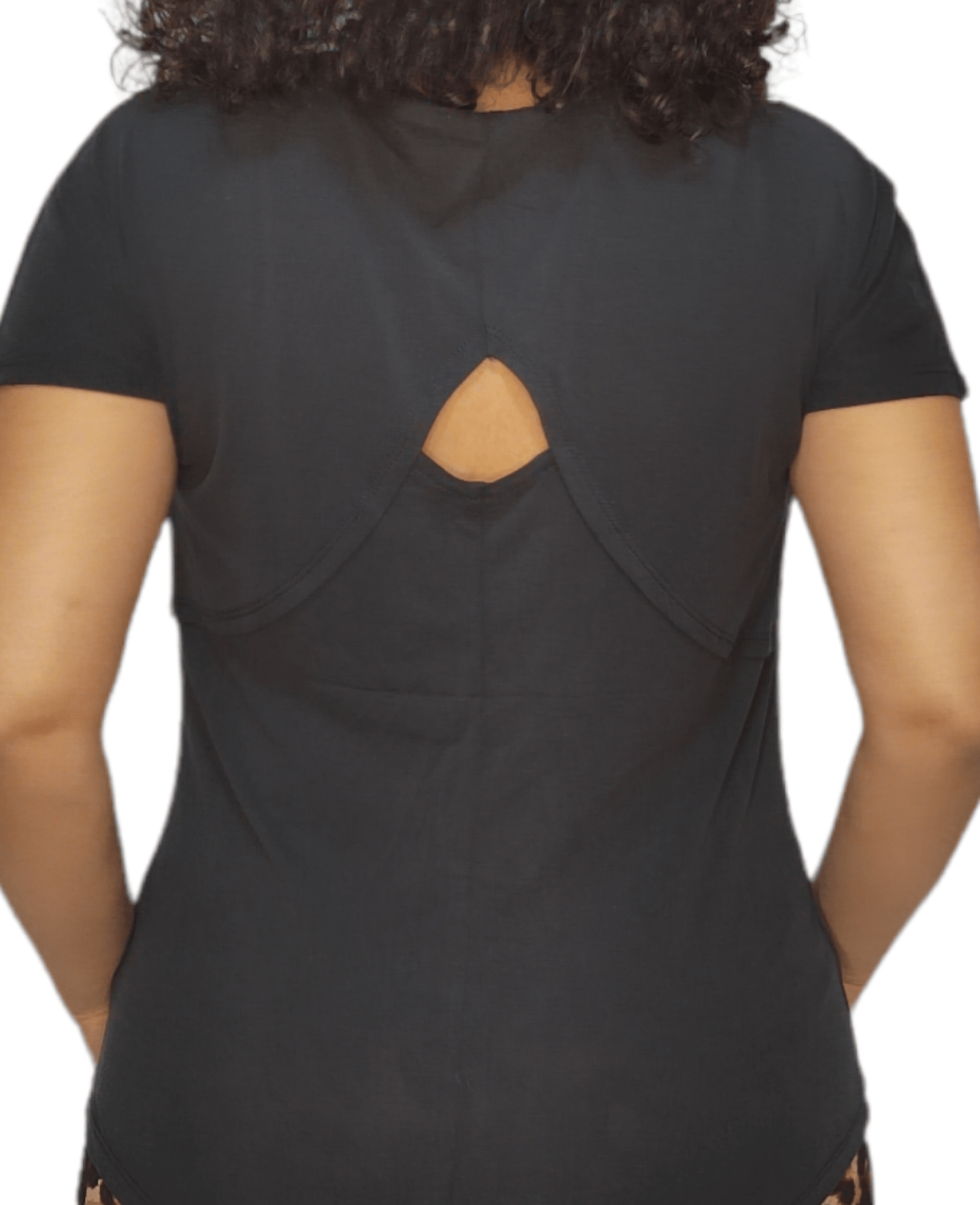 ElOutlet - Summer Women Women T-Shirt Women Black Sports Body