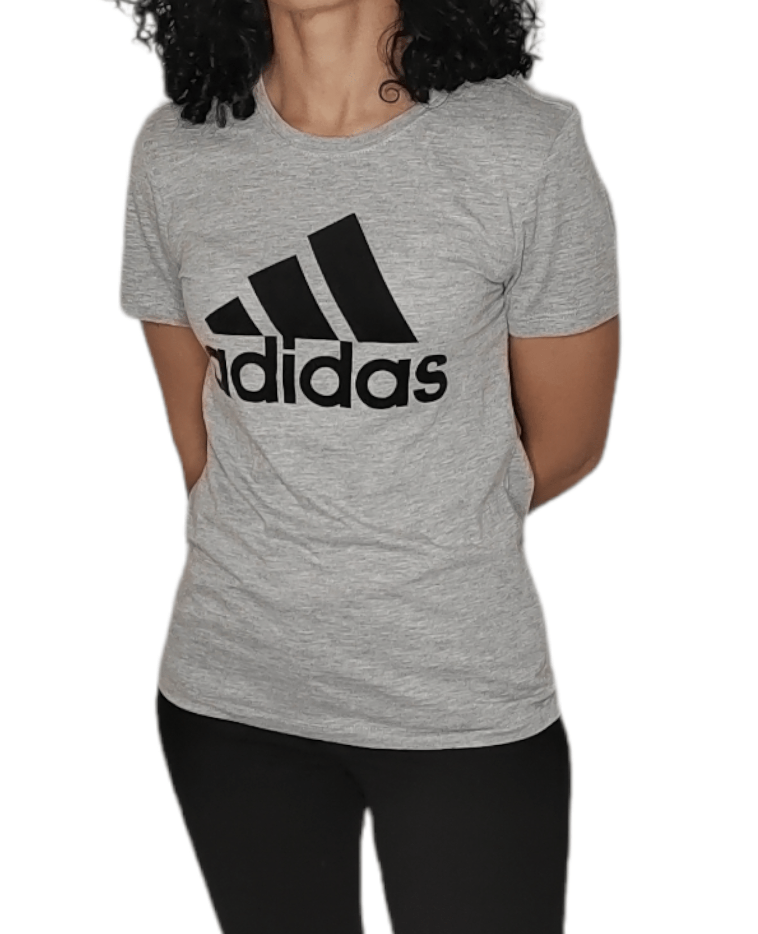 ElOutlet - Summer Women Women T-Shirt Women Tshirt - Big logo - Grey