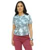 ElOutlet - Summer Women Women T-Shirts Women Tie Dye T-Shirt - Grey