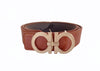 ElOutlet Women Belts Women Belt - GG Brick x Gold