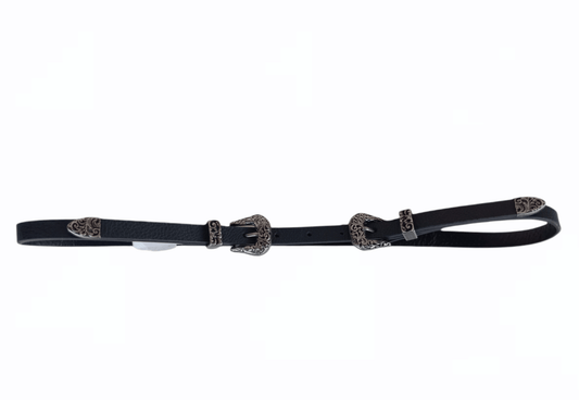 ElOutlet Women Belts Women Belt - slim Black
