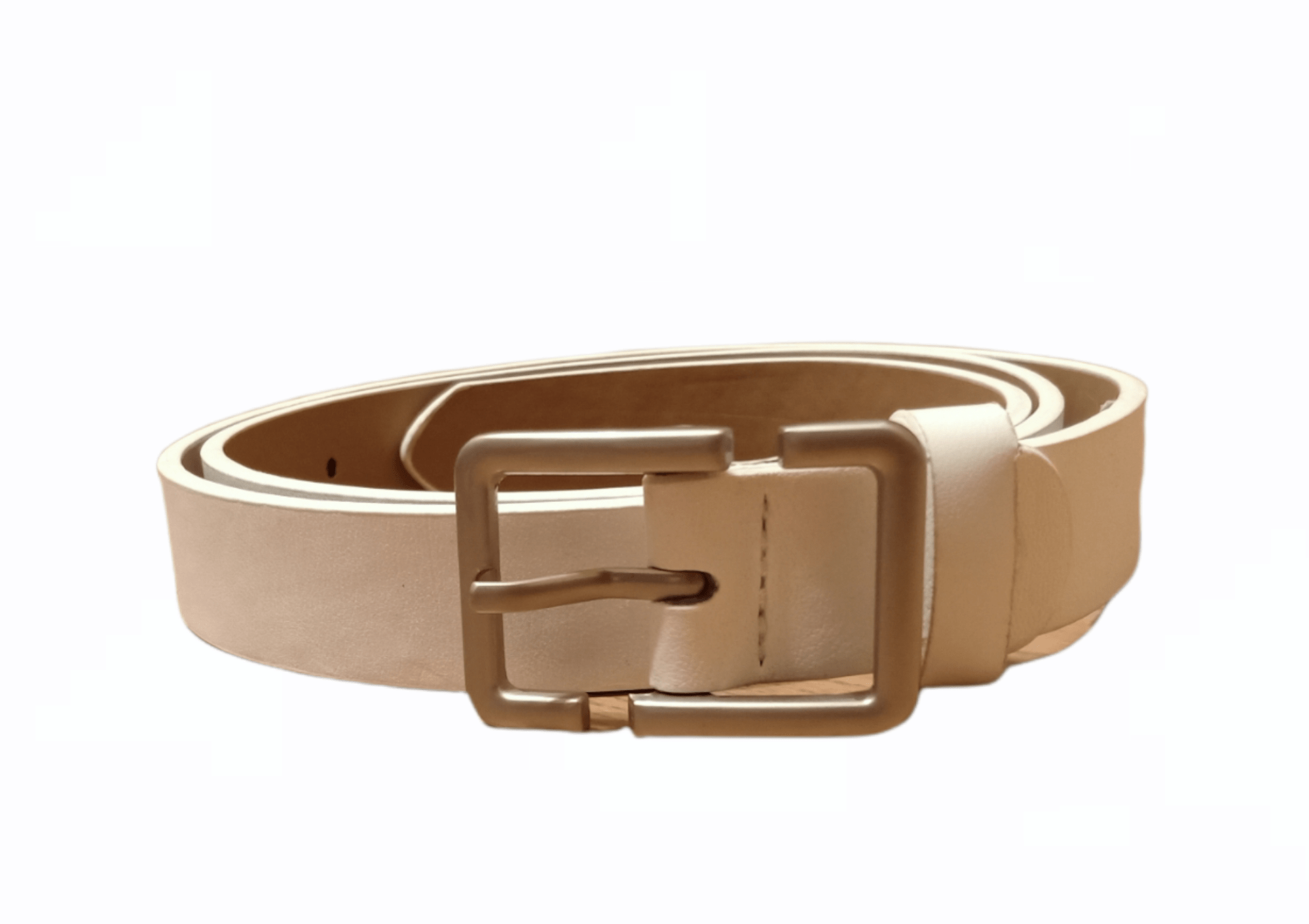ElOutlet Women Belts Women Belt - slim white