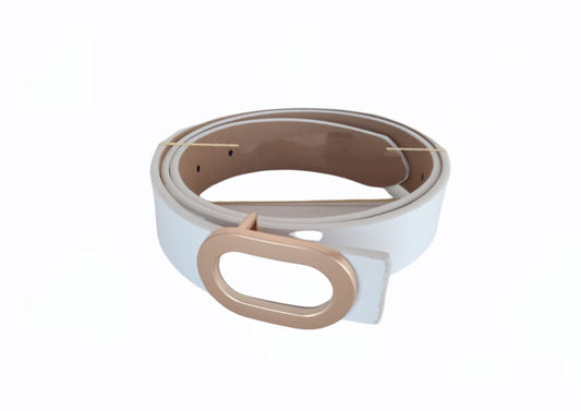 ElOutlet Women Belts Women Belt - White