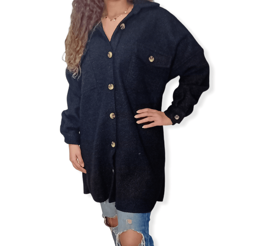 ElOutlet Women Coat Airmars Coat - Black