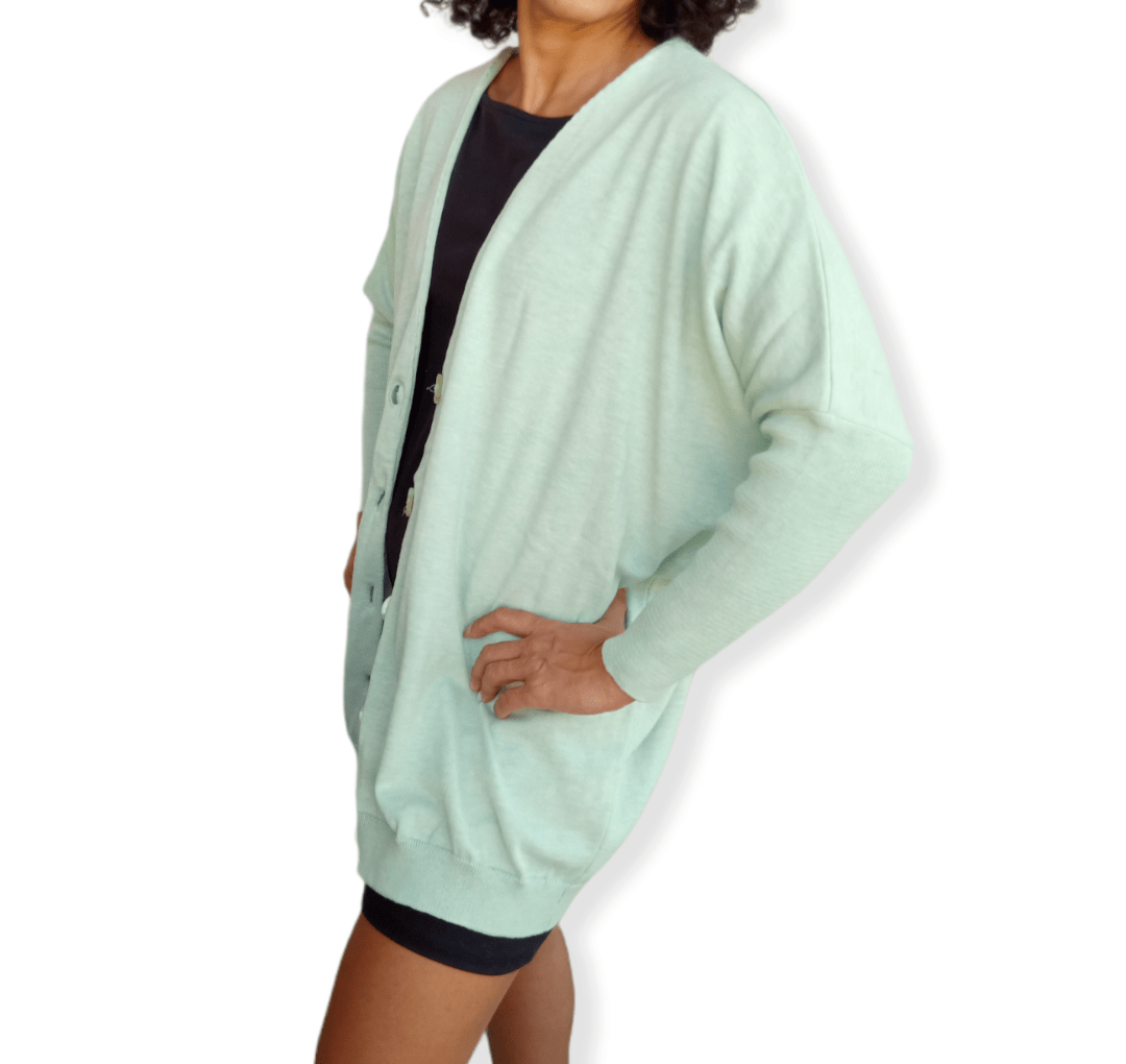 ElOutlet Women Jacket (Oversized Jacket) Green