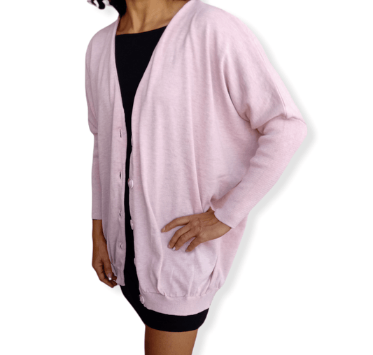 ElOutlet Women Jacket (Oversized Jacket) Pink