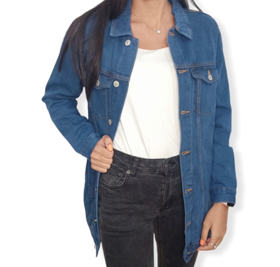 ElOutlet Women Jacket Slim Fit Jeans Jacket