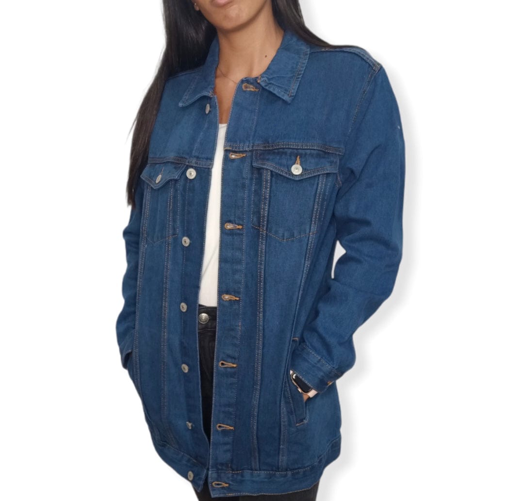 ElOutlet Women Jacket Slim Fit Jeans Jacket