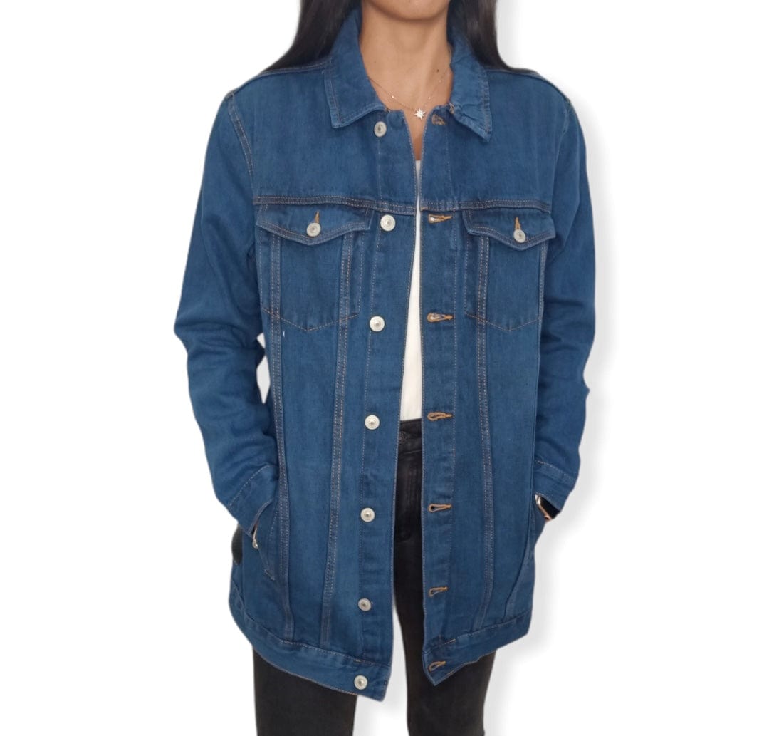 ElOutlet Women Jacket Slim Fit Jeans Jacket