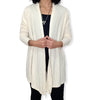 ElOutlet Women Jacket Women Cotton Cardigan - Off-White